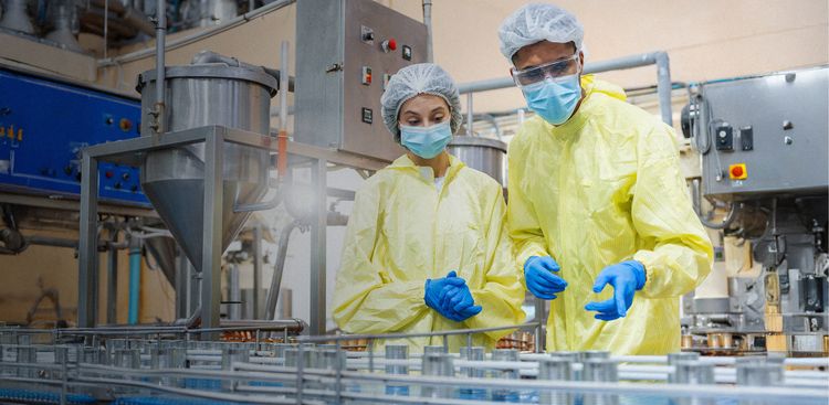 Consumer goods operations consulting on a CPG assembly line